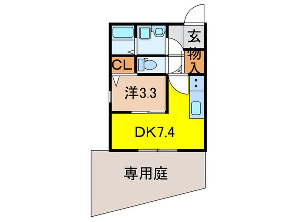 フジテラス甲東園の物件間取画像